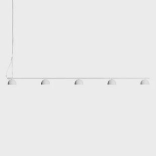 Blush Rail 5 hanglamp LED wit