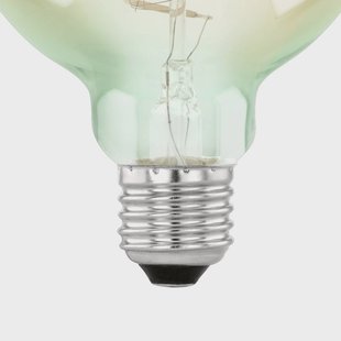 EGLO LED lamp E27 4W G95 2000K gloeidraad iriserende dimbaar EGLO LED lamp E27 4W G95 2000K gloeidraad iriserende dimbaar