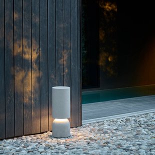 Luceplan Nui B LED terraslamp van beton Dali