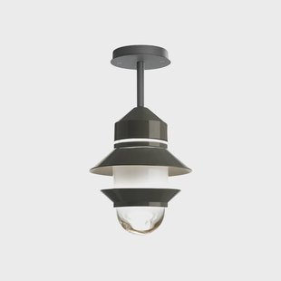 MARSET Santorini buiten plafondlamp, IP65, grijs