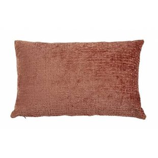 Sierkussen Fita - Roze - Fluweel - 35x55x0cm (BxHxD)