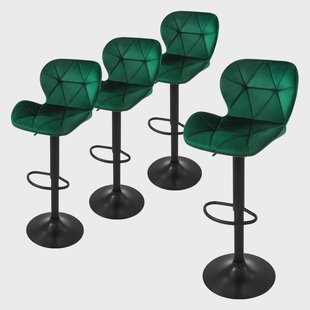 Set van 4 barkrukken Leah velvet | ML-Design Set van 4 barkrukken Leah velvet | ML-Design
