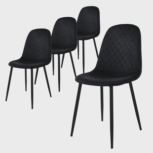 Set van 4 eetkamerstoelen Wisk velvet |