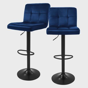 Set van 2 barkrukken Abigail velvet |