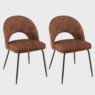 Set van 2 eetkamerstoelen Augustin velvet | Macabane