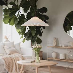 PR Home hanglamp Dora, Ø 60 cm, papier, wit PR Home hanglamp Dora, Ø 60 cm, papier, wit