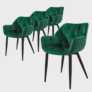 Set van 4 eetkamerstoelen Saga velvet | ML-Design Set van 4 eetkamerstoelen Saga velvet | ML-Design