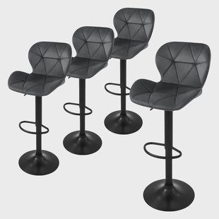 Set van 4 barkrukken Leah velvet |