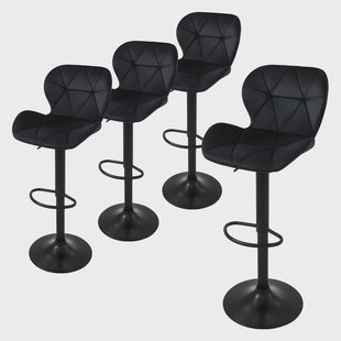 Set van 4 barkrukken Leah velvet | ML-Design Set van 4 barkrukken Leah velvet | ML-Design