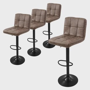 Set van 4 barkrukken Abigail kunstleer | ML-Design Set van 4 barkrukken Abigail kunstleer | ML-Design