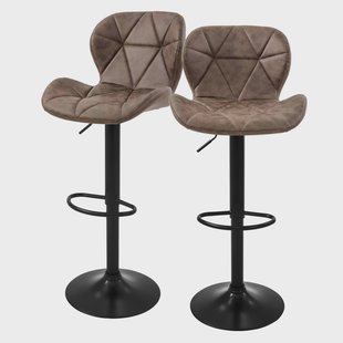 Set van 2 barkrukken Leah kunstleer | ML-Design Set van 2 barkrukken Leah kunstleer | ML-Design