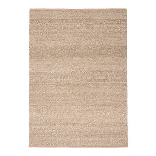 Interieur05 Rond Wollen Vloerkleed Lichtbruin Vik - 200 x 200 cm