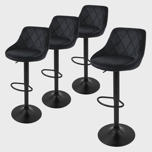 Set van 4 barkrukken Holly velvet | ML-Design Set van 4 barkrukken Holly velvet | ML-Design