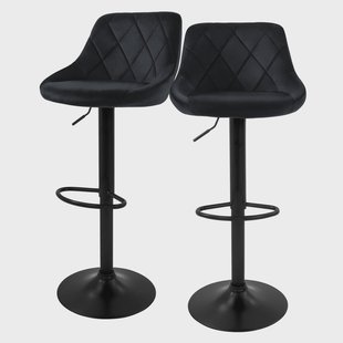 Set van 2 barkrukken Holly velvet |