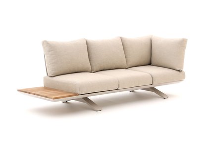 SUNS Stockholm lounge tuinbank 3-zits hoekelement 255cm - Laagste prijsgarantie!