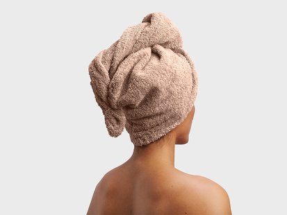 Yumeko Haarhanddoek terry dusty rose 100% biologisch en fairtrade katoen Yumeko Haarhanddoek terry dusty rose 100% biologisch en fairtrade katoen