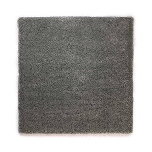 Tapeso Vierkant hoogpolig vloerkleed - Cozy Shaggy - grijs - 200x200