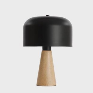 Luqaza Tafellamp Aimo - Zwart - Ø25cm