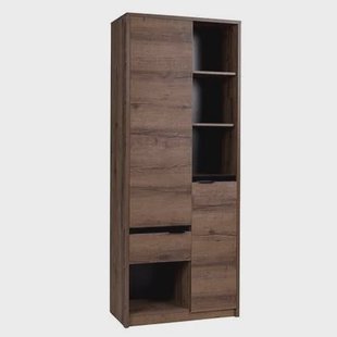 Meubella - Boekenkast Diplo - Eiken - 80 cm