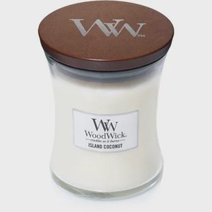 Woodwick Medium Candle Island Coconut