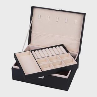 LYVION Sieradendoos - PU Leer - Zwart