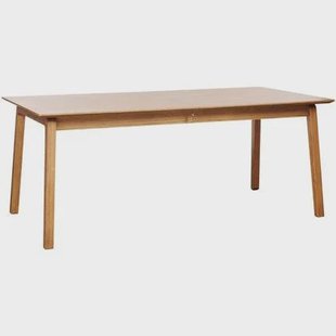 by fonQ Rollo Eettafel Uitschuifbaar 190/290 x 95 cm - Naturel Eiken