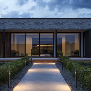 Maytoni Hagen LED tuinpadverlichting, 3000K, grafiet