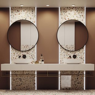 Maytoni Hoop inbouwlamp, hoekig, wit