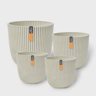 Capi Europe - Pot bol Groove &apos;made with&apos; - Set M - Zaagsel beige