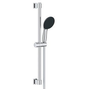 GROHE Vitalio Start 110 Glijstangset - 60cm - ronde handdouche - 2 straalsoorten - gladde doucheslang - chroom 27948001 GROHE Vitalio Start 110 Glijstangset - 60cm - ronde handdouche - 2 straalsoorten - gladde doucheslang - chroom 27948001