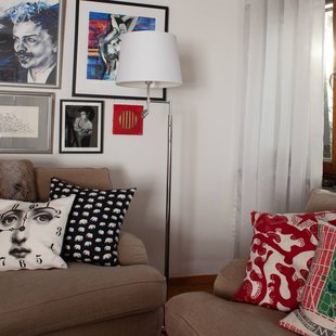 By Rydéns Orlando vloerlamp leeslampje chroom/wit