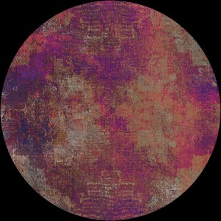Moooi Carpets - Rond Vloerkleed Erosion Round Rhodonite Wool - 250 cm rond