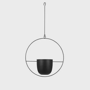 Mica Decorations Dexter Bloempot Hangend H65 cm Zwart Mica Decorations Dexter Bloempot Hangend H65 cm Zwart