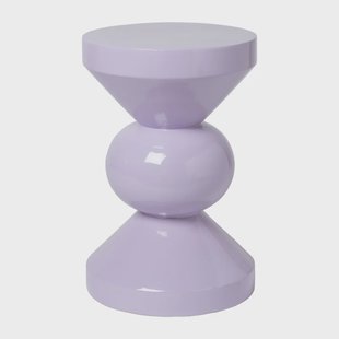 Bijzettafel diabolo - lila - ø33x50 cm