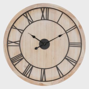 Wandklok Roman Wood | ECD Germany Wandklok Roman Wood | ECD Germany