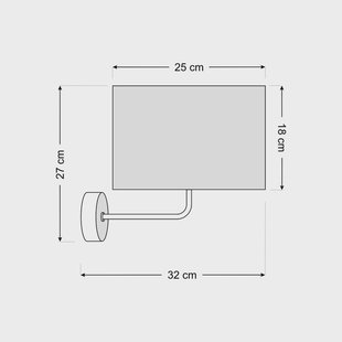 Maco Design Wandlamp Susan, wit/beige/goud