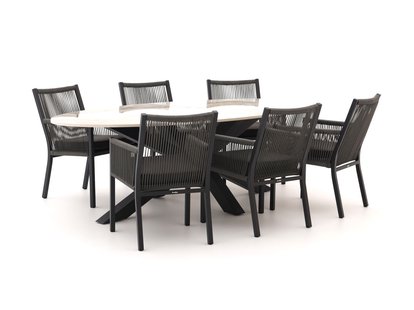 Manifesto Rivola/Induno Ellips 240cm dining tuinset 7-delig - Laagste prijsgarantie!