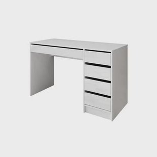 Meubella - Kaptafel Arco - Wit hoogglans - 120 cm