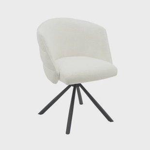 Giga Meubel - Eetkamerstoel Draaibaar Beige - Katoo - Set van 2 Giga Meubel - Eetkamerstoel Draaibaar Beige - Katoo - Set van 2