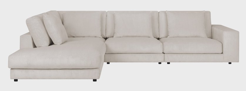 Hoekbank Kayuma ribstof links | NADUVI Collection Hoekbank Kayuma ribstof links | NADUVI Collection