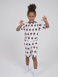 Shark!! T-shirt en Korte broek set Kinderen