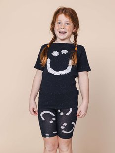 Smiles Black Bikershorts Kinderen