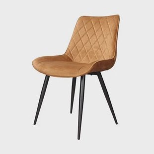 DS4U Benito 3.0 eetkamerstoel velours - goud