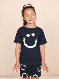 Smiles Black T-shirt Kinderen