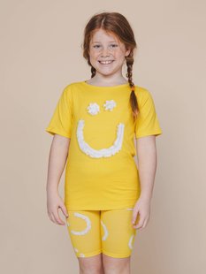 Smiles Yellow Bikershorts Kinderen
