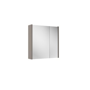 Saniclass Prime Spiegelkast - 60x63x16cm - inclusief zijpanelen - taupe SW1212815/SW910736