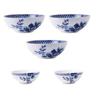 Schalenset Paauw Blauw 5-delig