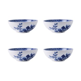 Yoghurtschaaltje Paauw Blauw set van 4