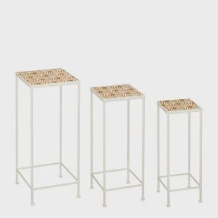 Mica Decorations Odile Bistrotafel voor Buiten - Metaal - Bruin