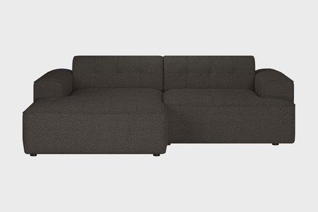 Hoekbank Spacio links bouclé | NADUVI Collection